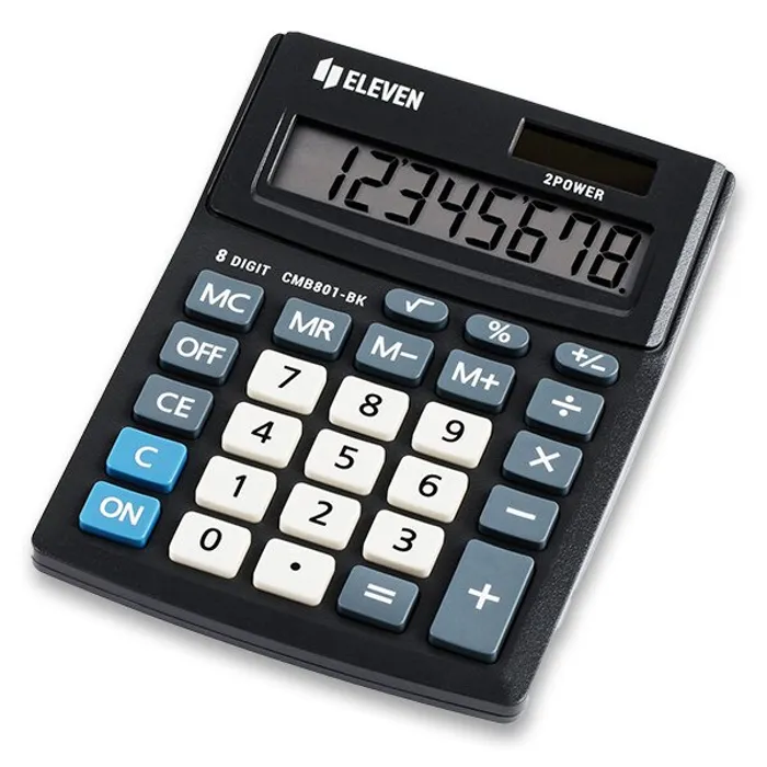 Hlavný obrázok produktu Stolní kalkulátor Eleven CMB 801-BK