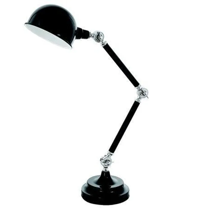 Hlavný obrázok produktu Stolní lampa, 40 W, "Lasora", černá, chrom, EGLO