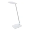 Stolná lampa "Cajero", biela, LED 4,5 W, EGLO