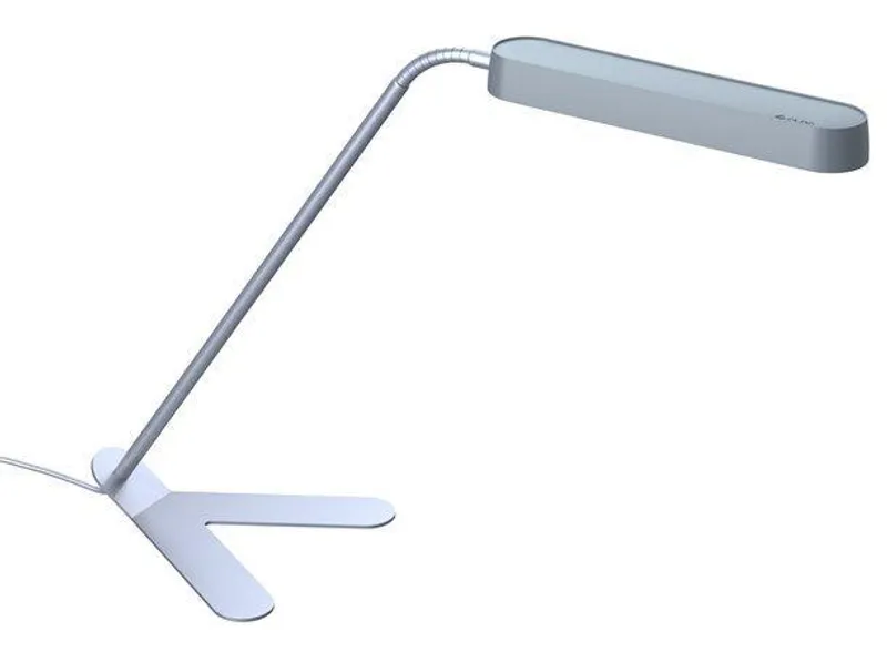 Hlavný obrázok produktu Stolní lampa, kompaktní zářivka, stříbrná/šedá, 11W, ALBA, "Alpha"