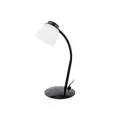 Stolná lampa "Torrina", čierno-biela, LED 5 W, EGLO