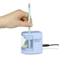 Ďalší obrázok produktu Stolové strúhadlo PS12-USB, svetlo modrá, 2 otvory, batéria/USB, RAPESCO