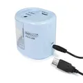 Ďalší obrázok produktu Stolové strúhadlo PS12-USB, svetlo modrá, 2 otvory, batéria/USB, RAPESCO