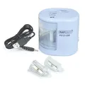 Ďalší obrázok produktu Stolové strúhadlo PS12-USB, svetlo modrá, 2 otvory, batéria/USB, RAPESCO