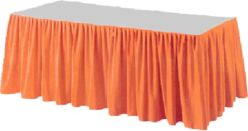 Hlavný obrázok produktu Stolová sukýnka PREMIUM 4 m x 72 cm apricot [1 ks]