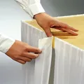 Ďalší obrázok produktu Stolová sukienka (PAP-Airlaid) PREMIUM béžová 72cm x 4m [1 ks]