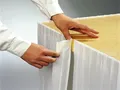 Stolová sukienka (PAP-Airlaid) PREMIUM béžová 72cm x 4m [1 ks]