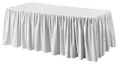 Stolová sukienka (PAP-Airlaid) PREMIUM biela 72cm x 4m [1 ks]