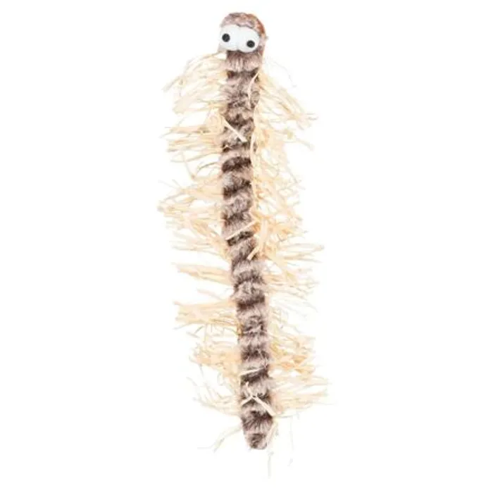 Hlavný obrázok produktu Stonožka hračka pro kočky, plyš/lýko 33 cm