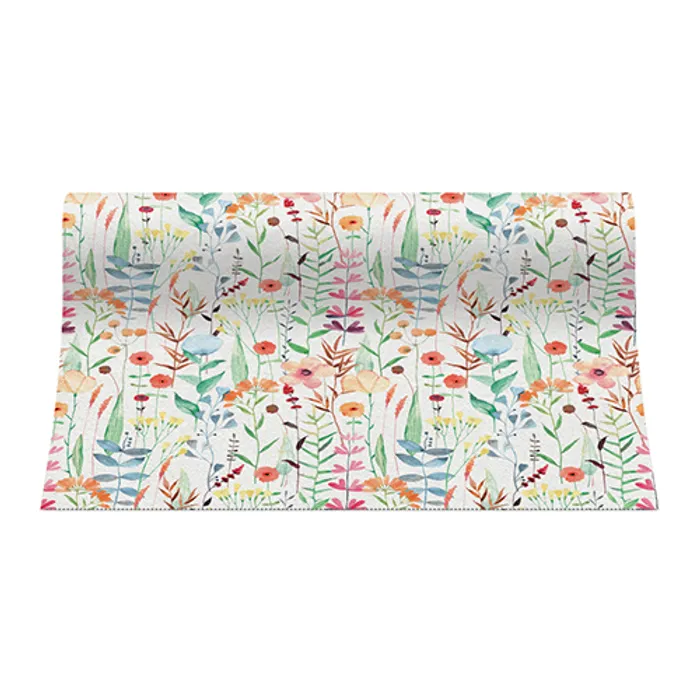 Hlavný obrázok produktu Středový pás PAW AIRLAID 40 cm x 24 m Watercolor flowers