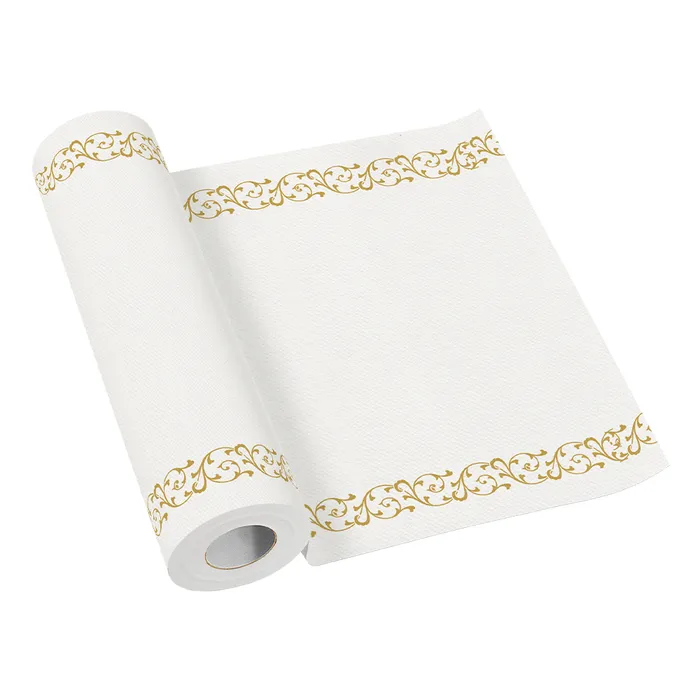 Hlavný obrázok produktu Středový pás PAW AIRLAID 40cm x 24m Elegant Frame Gold