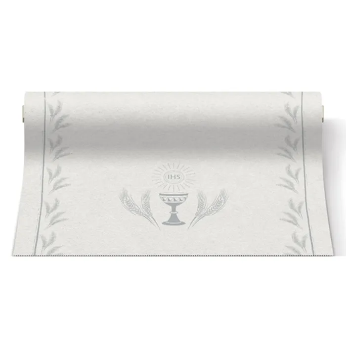 Hlavný obrázok produktu Středový pás PAW AIRLAID 40cm x 24m My First Communion silver