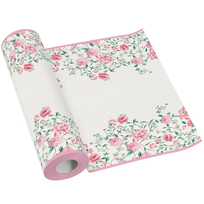 Hlavný obrázok produktu Středový pás PAW AIRLAID 40cm x 24m Pink Season