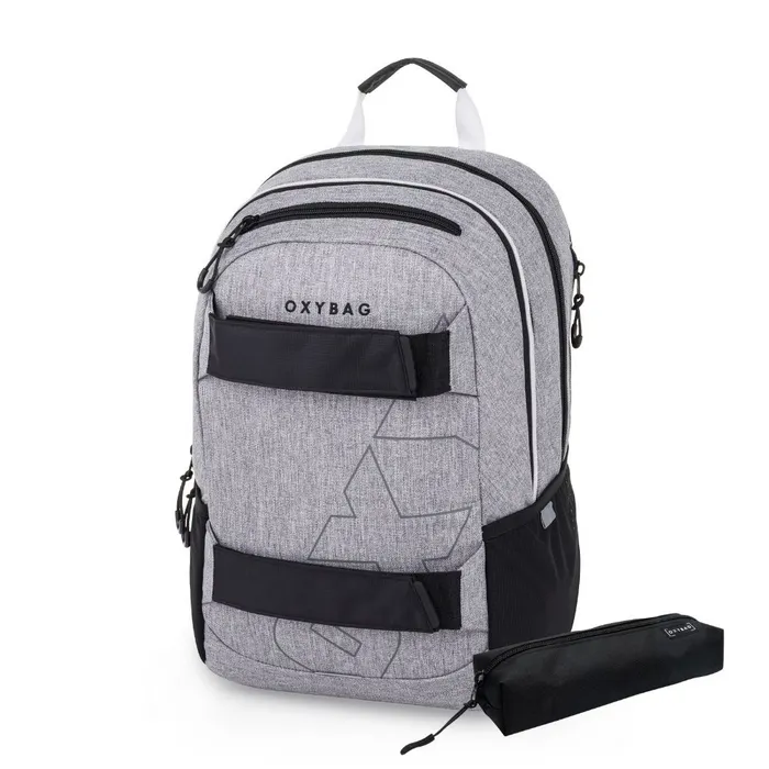 Hlavný obrázok produktu Studentský batoh + etue OXY Sport Grey Melange