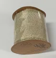 Stuha dekoračná, šírka 63 mm - zlatá [1 ks]