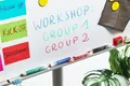 Suchý popisovač na tabuľu a flipchart STABILO MARKdry - červená