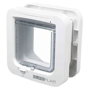 SureFlap 4-cestné dvierka na mikročip 21 x 21 cm - biele