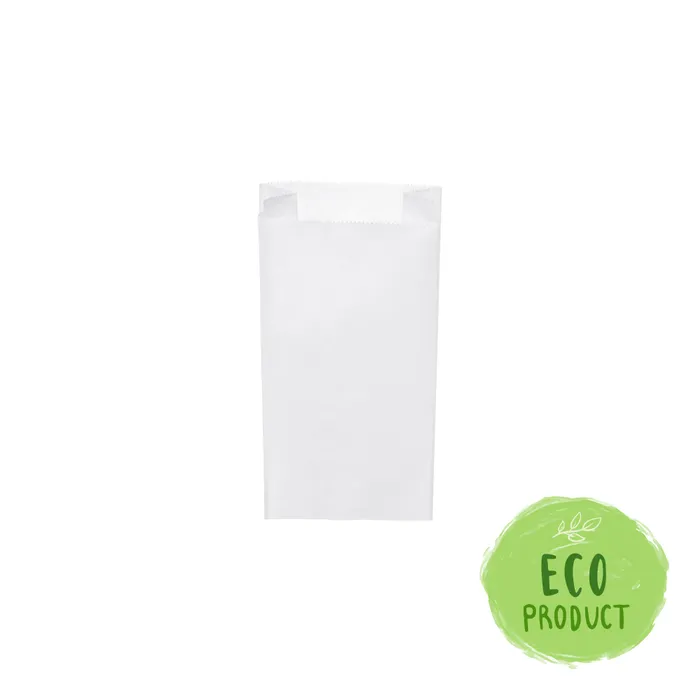 Hlavný obrázok produktu Svačinové papírové sáčky bílé 1 kg (12+5 x 24 cm) [1000 ks]
