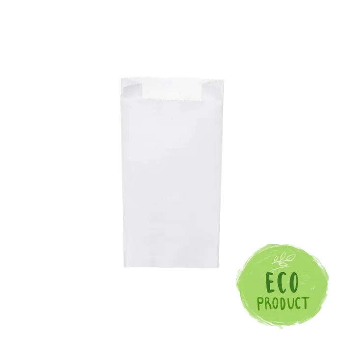 Hlavný obrázok produktu Svačinové papírové sáčky bílé 1,5 kg (14+7 x 29 cm) [1000 ks]