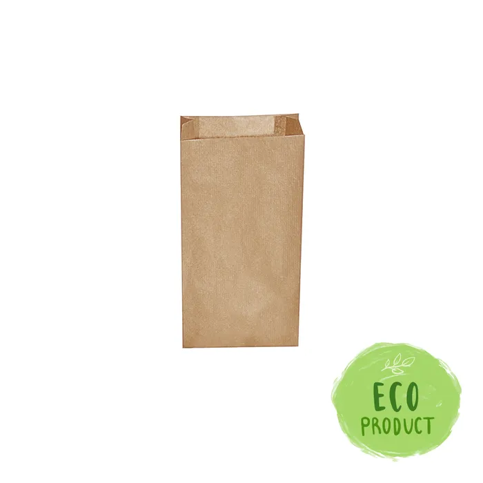 Hlavný obrázok produktu Svačinové papírové sáčky hnědé 1 kg (12+5 x 24 cm) [500 ks]