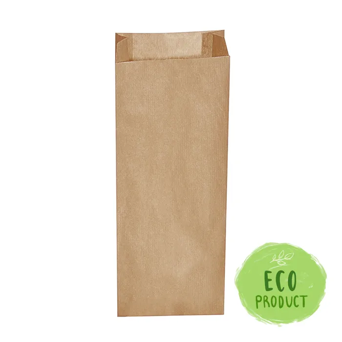 Hlavný obrázok produktu Svačinové papírové sáčky hnědé 3 kg (15+7 x 42 cm) [500 ks]