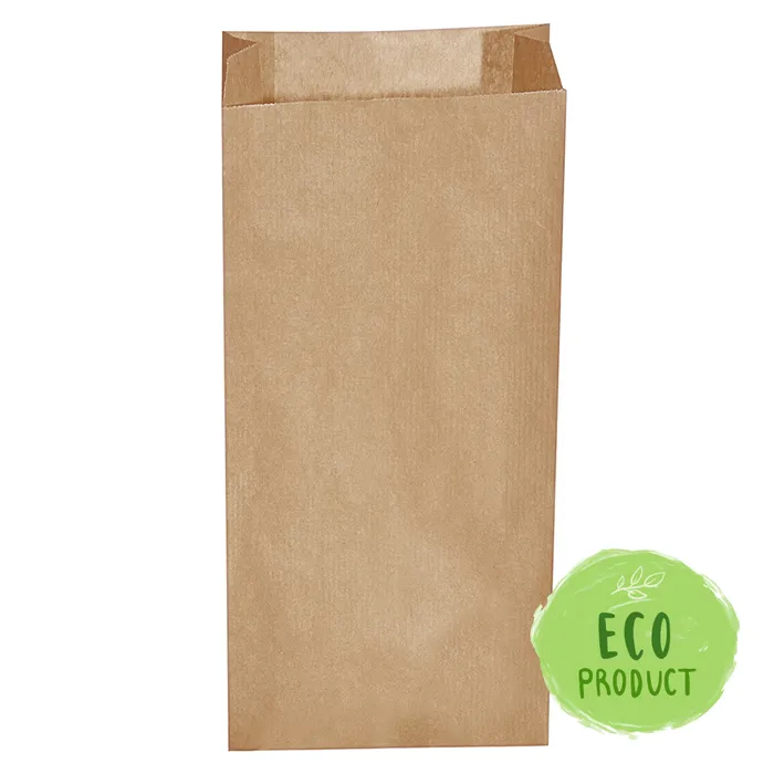 Hlavný obrázok produktu Svačinové papírové sáčky hnědé 5 kg (20+7 x 45 cm) [500 ks]