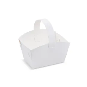 Svadobné košíčky (PAP) s uškom 10 x 8 x 6 cm [50 ks]
