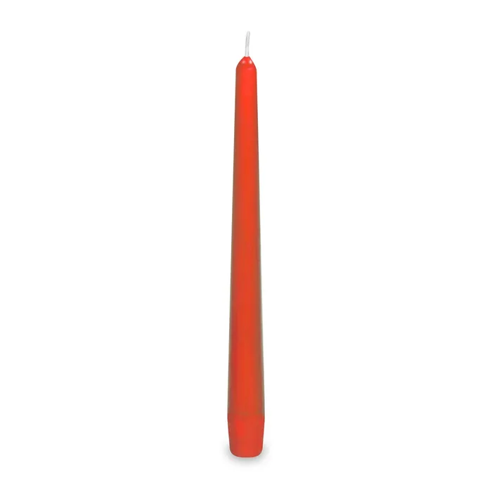 Hlavný obrázok produktu Svíčka kónická 245 mm červená [10 ks]