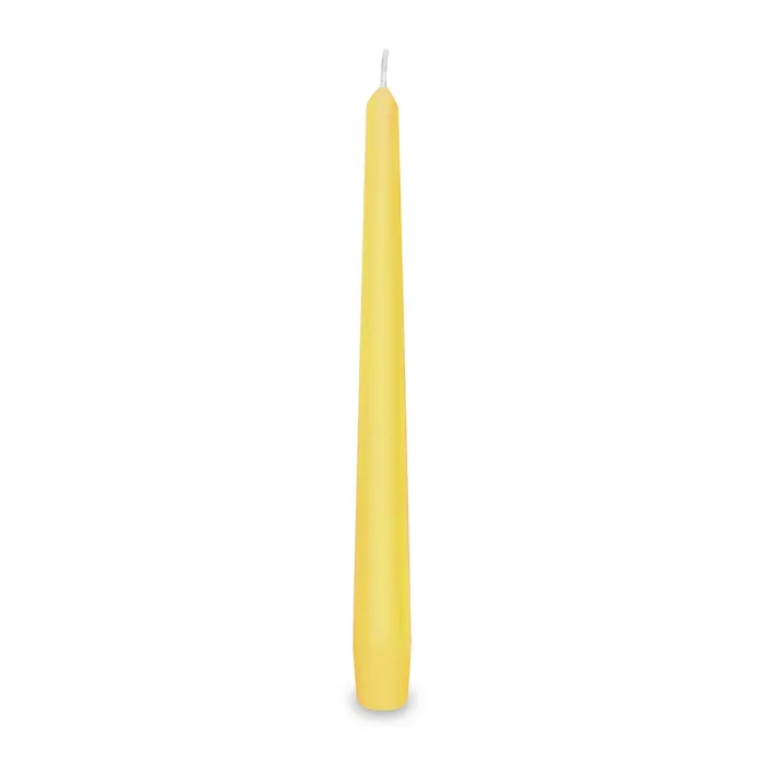 Hlavný obrázok produktu Svíčka kónická 245 mm žlutá [10 ks]