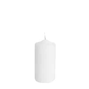 Sviečka valcová biela priemer 40 x 80 mm [4 ks]