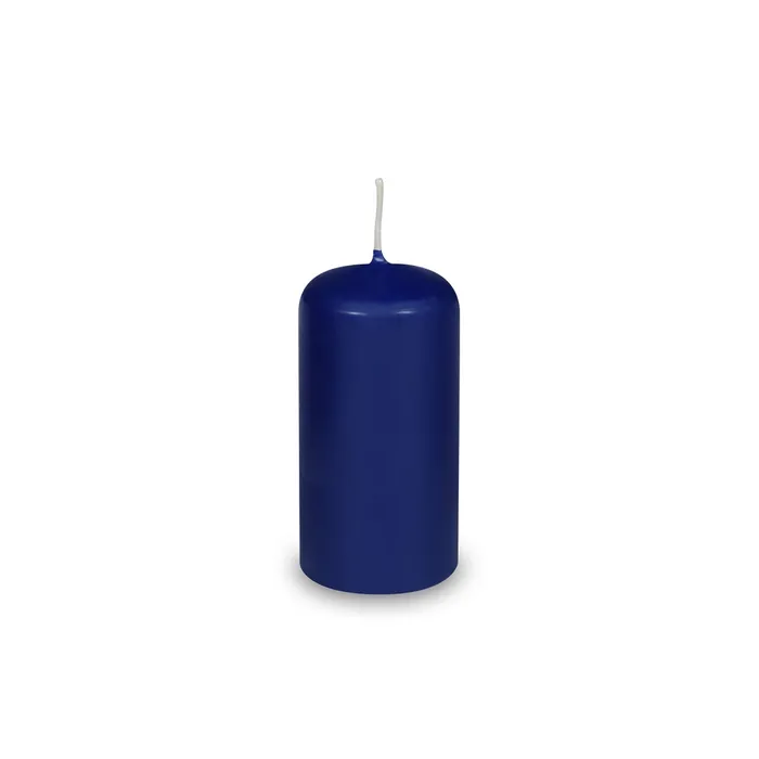 Hlavný obrázok produktu Svíčka válcová průměr 40 x 80 mm tmavě modrá [4 ks]