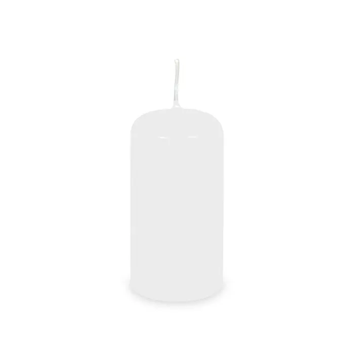 Hlavný obrázok produktu Svíčka válcová průměr 50 x 100 mm bílá [4 ks]