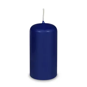 Sviečka valcová tmavomodrá priemer 60 x 120 mm [1 ks]