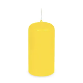 Sviečka valcová žltá priemer 60 x 120 mm [1 ks]