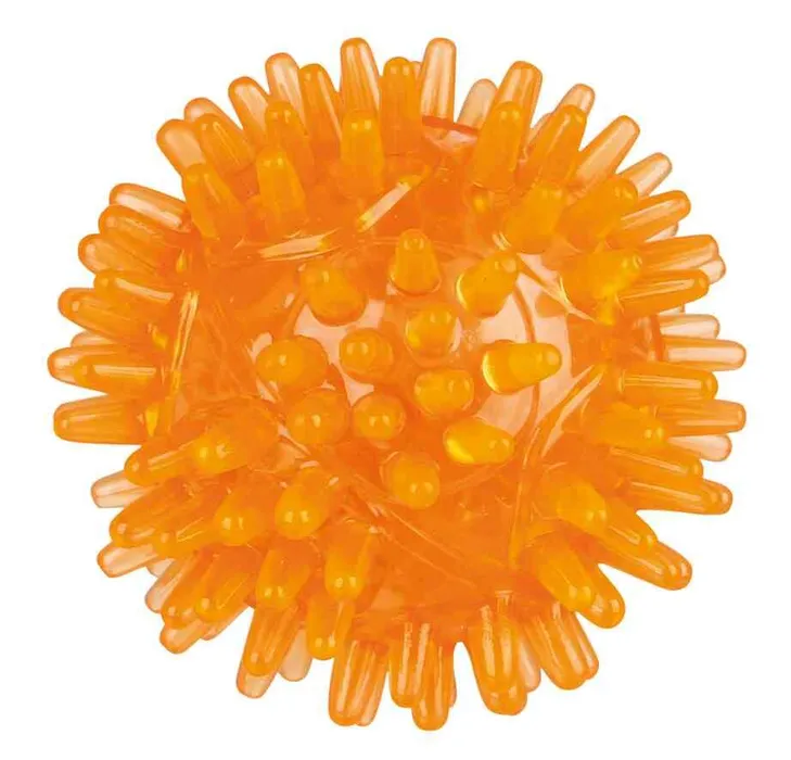 Hlavný obrázok produktu Svítící ježatý míček, termoplastová guma (TPR) 5 cm