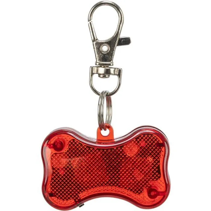 Hlavný obrázok produktu Svítící přívěsek červená kost pro psy 4,5 x 3 cm