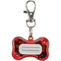 Ďalší obrázok produktu Svietiaci prívesok červená kosť pre psov 4,5 x 3 cm