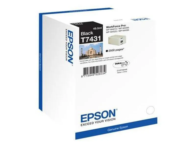 Hlavný obrázok produktu T74314010 Inkjet cart. pro Workforce Pro M4015DN,M4095DN,M4525DNF tiskárny, EPSON Černá, 2