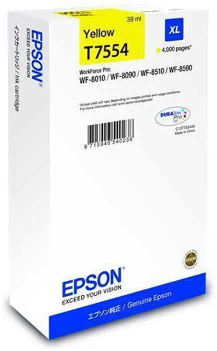 Hlavný obrázok produktu T755440 Inkjet cart. pro WF8590, 8510, 8090 tiskárny, EPSON žlutá, 39ml