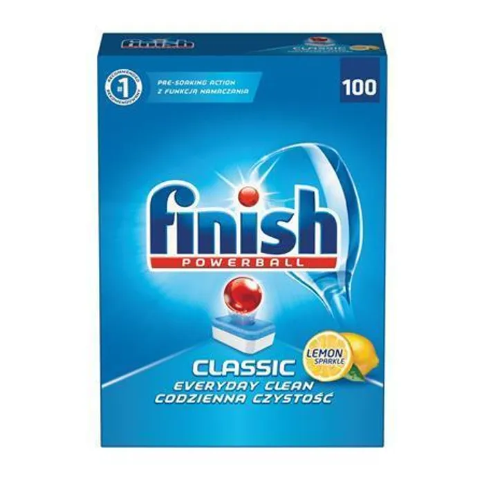 Hlavný obrázok produktu Tablety do myčky "Finish Powerball Classic", citrón, 100 ks