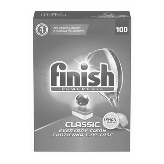 Hlavný obrázok produktu Tablety do myčky "Finish Powerball Classic", citrón, 100 ks