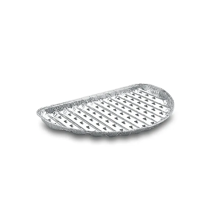 Hlavný obrázok produktu Tác na gril půlkulatý ALU 32,5 x 19 cm [3 ks]