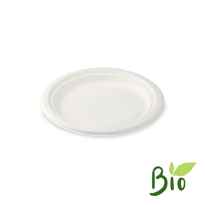 Hlavný obrázok produktu Talíř kulatý BIO cukrová třtina průměr 17,5 cm [50 ks]