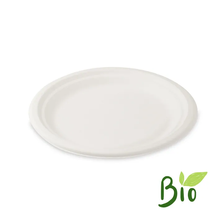 Hlavný obrázok produktu Talíř kulatý BIO cukrová třtina průměr 22 cm [50 ks]