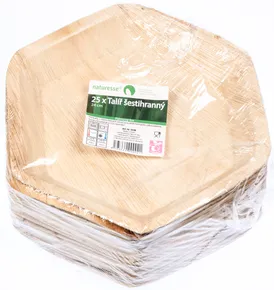 Tanier šesťhranný palmový list Naturesse 24cm [25ks]