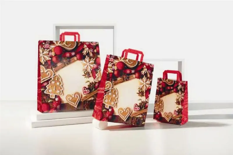 Hlavný obrázok produktu Taška dárková vánoční 22x10x29 cm perník-sweet