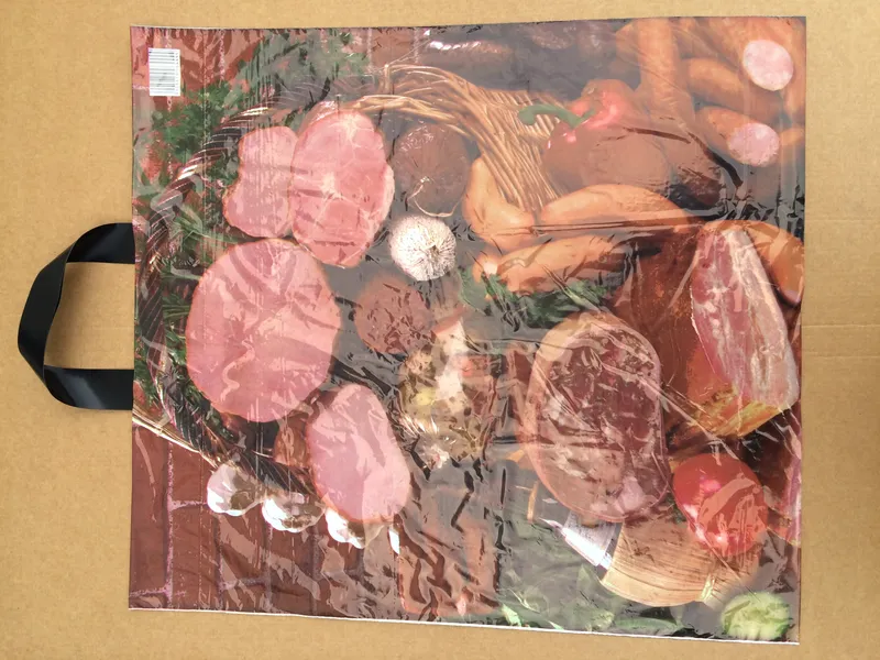 Hlavný obrázok produktu Taška igelitová LDPE foto ucho 46x50+5 cm - maso