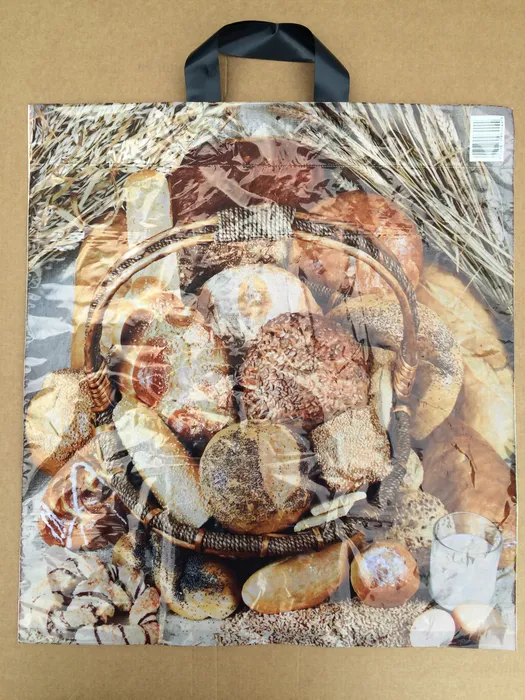 Hlavný obrázok produktu Taška igelitová LDPE foto ucho 46x50+5 cm - pečivo