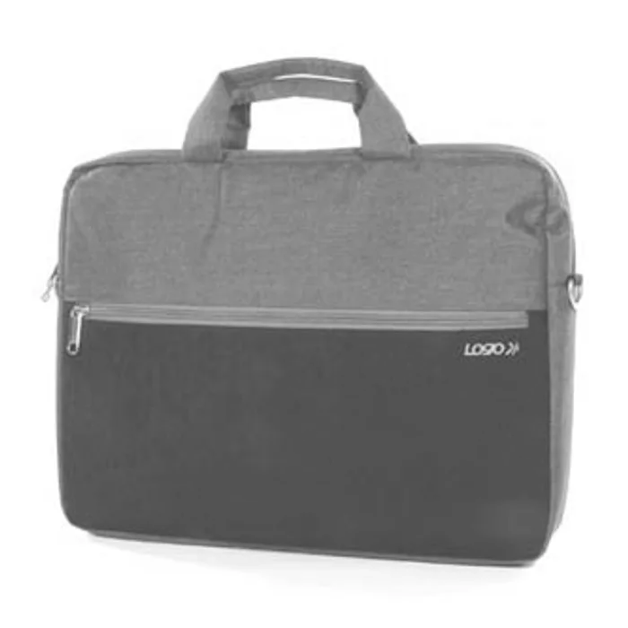 Hlavný obrázok produktu Taška na notebook 15,6", Stylish, hnědá z plátna/polyesteru, Logo