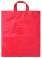 Taška polyetylénová s uchom červená [1 ks]